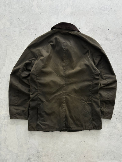 Barbour Ashby Corduroy Collar Wax Jacket (M)