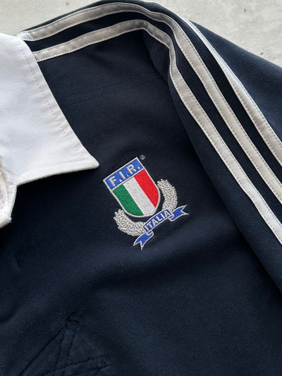 Adidas FIR Italia Heavyweight Rugby Polo Shirt (L)