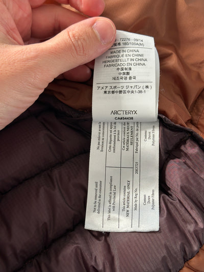 Arc'teryx Cerium LT Nylon down filled Zip Up Jacket (M)