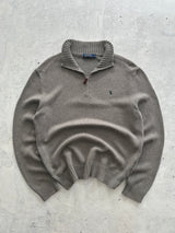Ralph Lauren 1/4 Zip Pullover Knit Jumper (M)