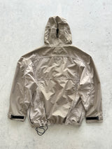 00's Oakley software 1/4 Zip Pullover Hooded Jacket (XL)