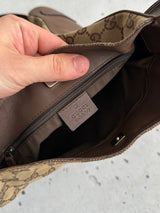 Vintage Gucci GG Canvas Shoulder Bag (One Size)