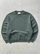 AMI Paris Ami de Cœur Tonal Logo Crewneck Sweatshirt (XL)