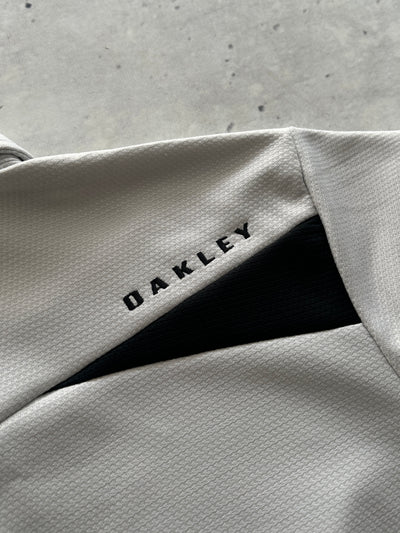 Deadstock 00's Oakley Embroidered Long Sleeve Polo Shirt (M)