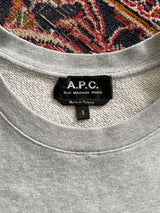 A.P.C. Logo Crewneck Sweatshirt (S)