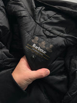 Barbour International Wax delta Zip Up hooded Jacket (L)