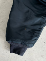 90's Schott NYC Zip Up MA-1 Bomber Jacket (L)