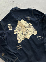 Evisu Gull Wing Multi Pocket Denim Shirt (S)