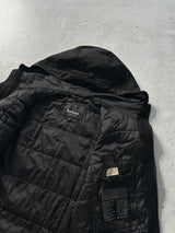 Barbour International Wax delta Zip Up hooded Jacket (L)