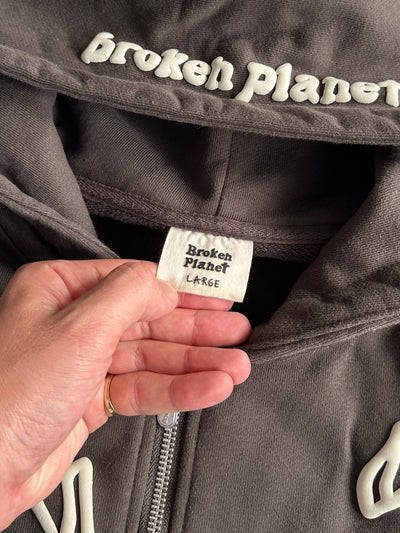 Broken Planet Heavyweight Zip Up Hoodie (L)