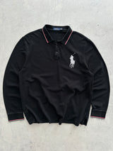 Ralph Lauren Big Logo Long Sleeve Polo Shirt (XXL)