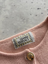 Vintage Gianni Versace Wool Button Up Cardigan (Women's S)
