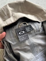 00's Oakley software 1/4 Zip Pullover Hooded Jacket (XL)