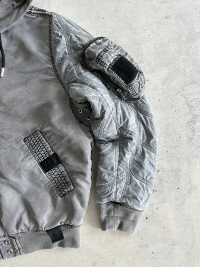 Diesel Zip Up Puffer Jacket (S)