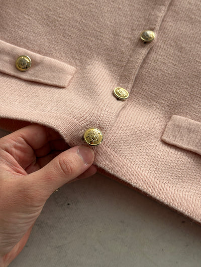 Vintage Gianni Versace Wool Button Up Cardigan (Women's S)
