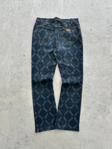 Vintage Dolce & Gabbana Monogram Denim Jeans (Women's W32)