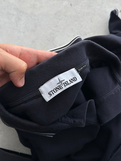 Stone Island Patch Logo Polo Shirt (XXL)