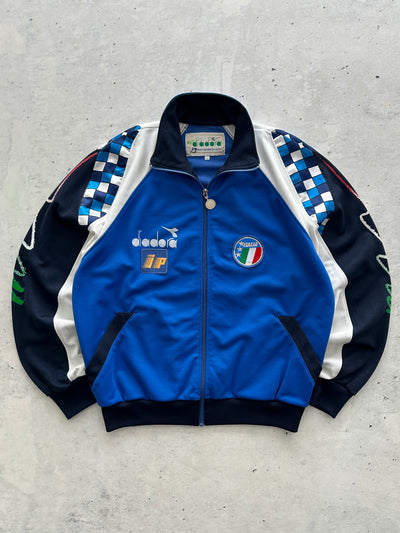Italy Diadora Zip Up Track Jacket (M)
