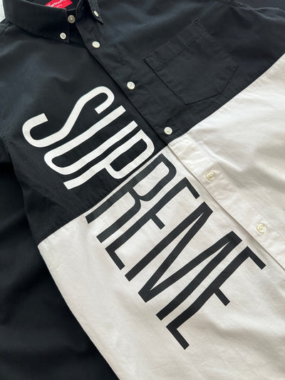 SS/14 Supreme Spell Out Two Tone Shirt (M)