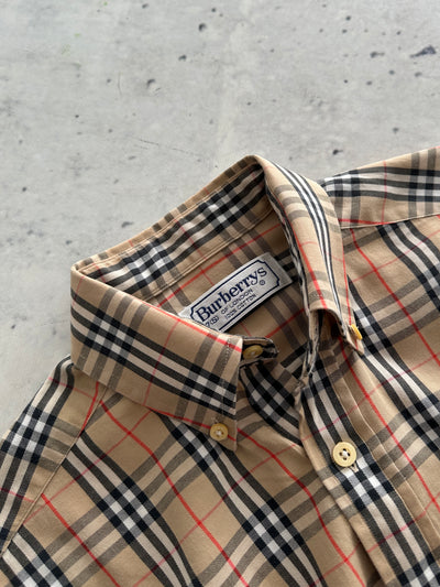 Burberry Nova Check Long Sleeve Shirt (S)