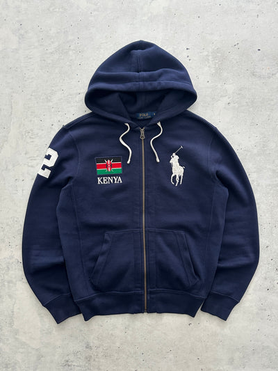 Ralph Lauren Big Logo Kenya Heavyweight Zip Up Hoodie (M)