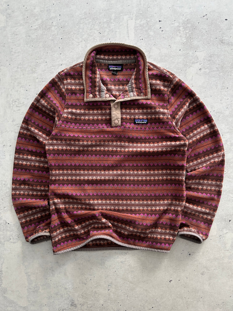 Patagonia Aztec Patterned Pullover Fleece (Women's L)