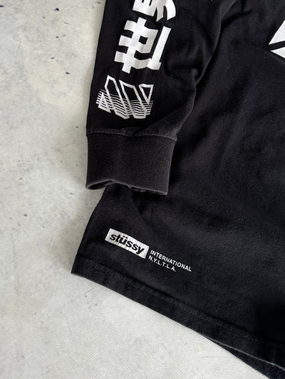 2015 Stussy japan Long Sleeve Polo Shirt (M)