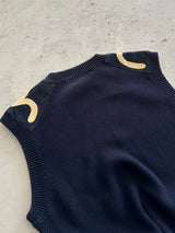 00's Evisu Ribbed Knit Vest (S)