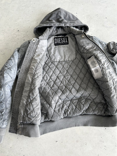 Diesel Zip Up Puffer Jacket (S)