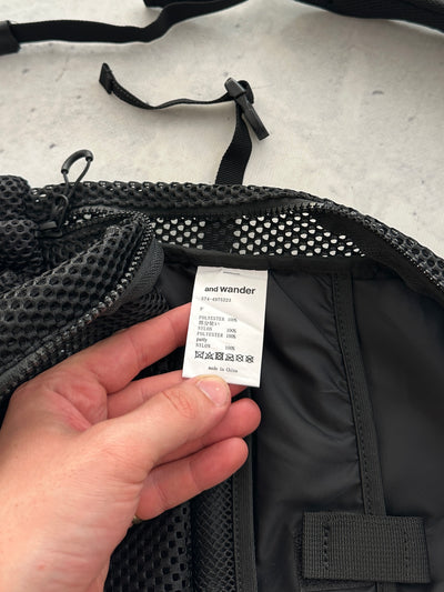 And Wander Reflective Logo 3D Mesh Backpack (One Size)