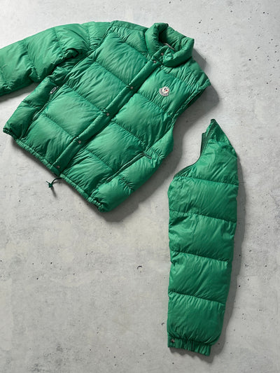 80's Moncler Grenoble Down Fill Zip Up Puffer Jacket / Gilet (L)