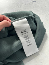 AMI Paris Ami de Cœur Tonal Logo Crewneck Sweatshirt (XL)