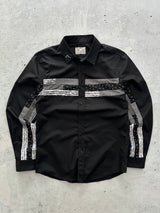 Evisu Genes Patchwork Stripe Long Sleeve Shirt (S)