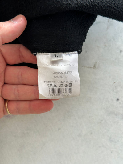 00's Prada Sport Double Zip Up Nylon panel Fleece (L)