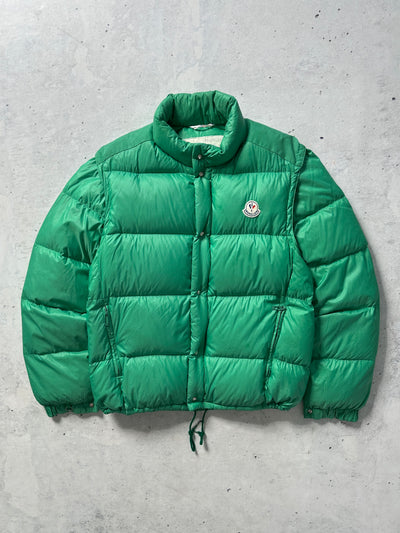 80's Moncler Grenoble Down Fill Zip Up Puffer Jacket / Gilet (L)
