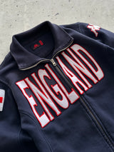 90's Kappa England Zip Up Track Jacket (Women's XS/S)