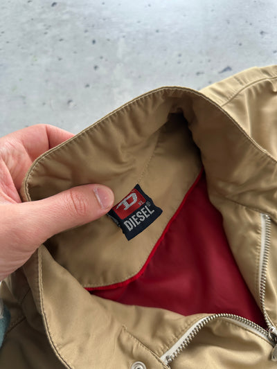 Vintage Diesel Embroidered Logo Zip Up Jacket (L)