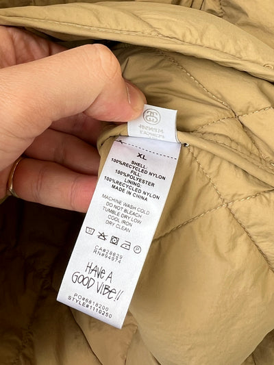 Stussy 8 Ball Quilted Liner Jacket (XL)