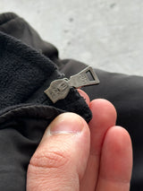 00's Prada Sport Double Zip Up Nylon panel Fleece (L)