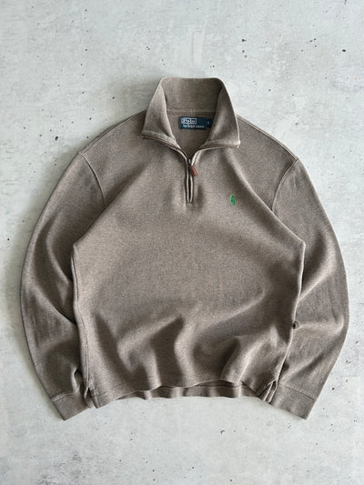 90's Ralph Lauren Heavyweight 1/4 Zip Jumper (S)