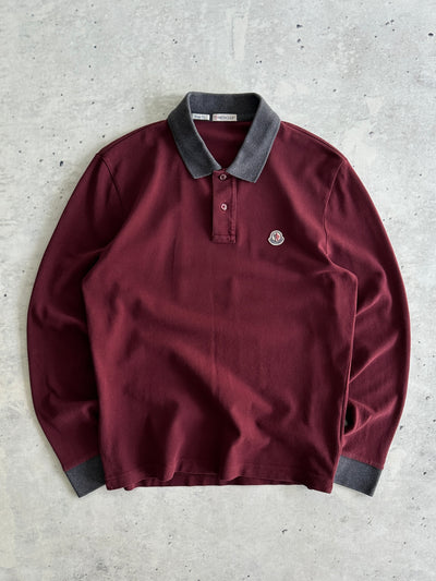 Moncler Maglia Long Sleeve Polo Shirt (S)