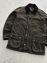 Barbour Ashby Corduroy Collar Wax Jacket (M)