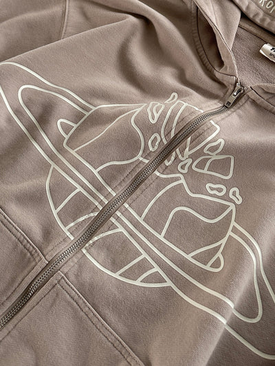 Broken Planet Heavyweight Zip Up Hoodie (S)