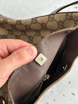 Vintage Gucci GG Canvas Shoulder Bag (One Size)