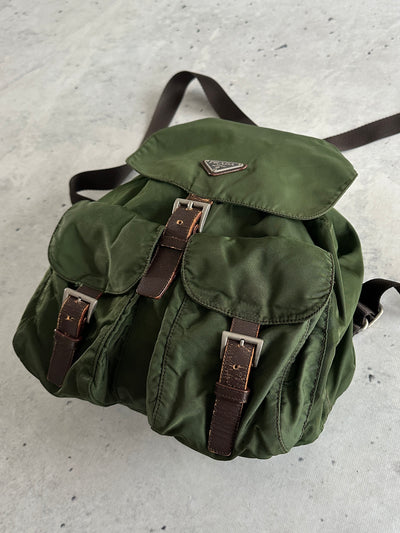 Vintage Prada Nylon Backpack (One Size)