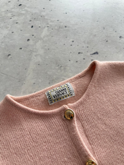 Vintage Gianni Versace Wool Button Up Cardigan (Women's S)