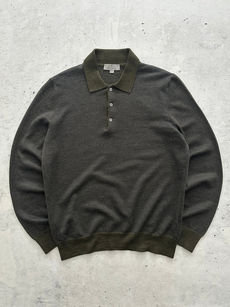 Canali Wool Cashmere Pullover Knit Jumper (L)