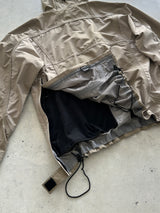 00's Oakley software 1/4 Zip Pullover Hooded Jacket (XL)