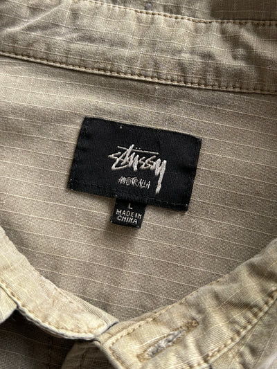 Stussy quality work gear Ripstop heavyweight overshirt (L)