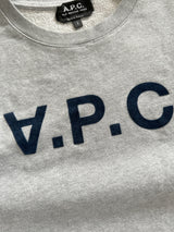 A.P.C. Logo Crewneck Sweatshirt (S)